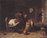 David Teniers the Younger Tavern Scene oil on canvas